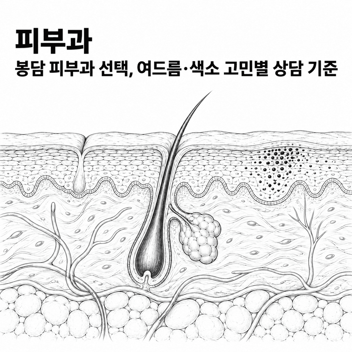 경기도 화성시 봉담 피부과 선택, 여드름·색소 고민별 상담 기준 핵심 정보 이미지