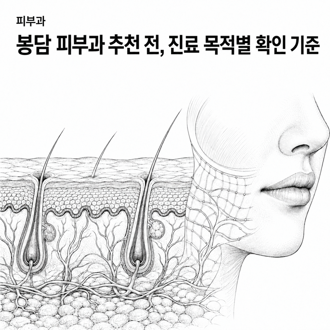 경기도 봉담 피부과 추천 전, 진료 목적별 확인 기준 핵심 정보 이미지