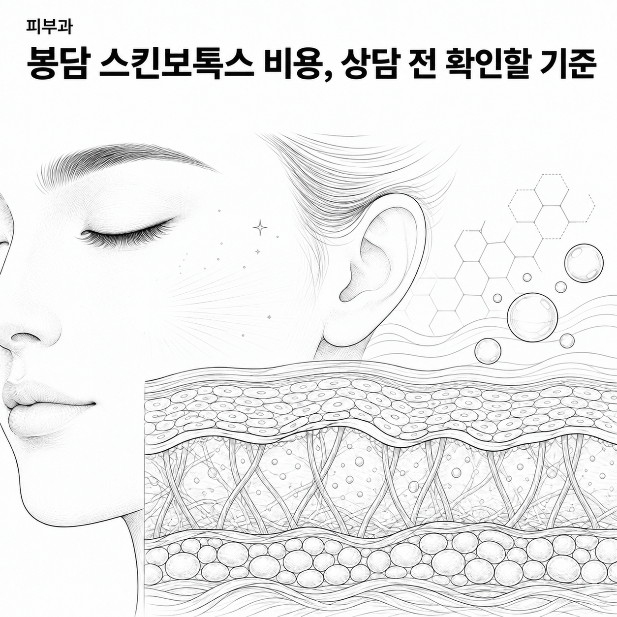 경기 피부과 봉담 스킨보톡스 비용, 상담 전 확인할 기준 핵심 정보 이미지