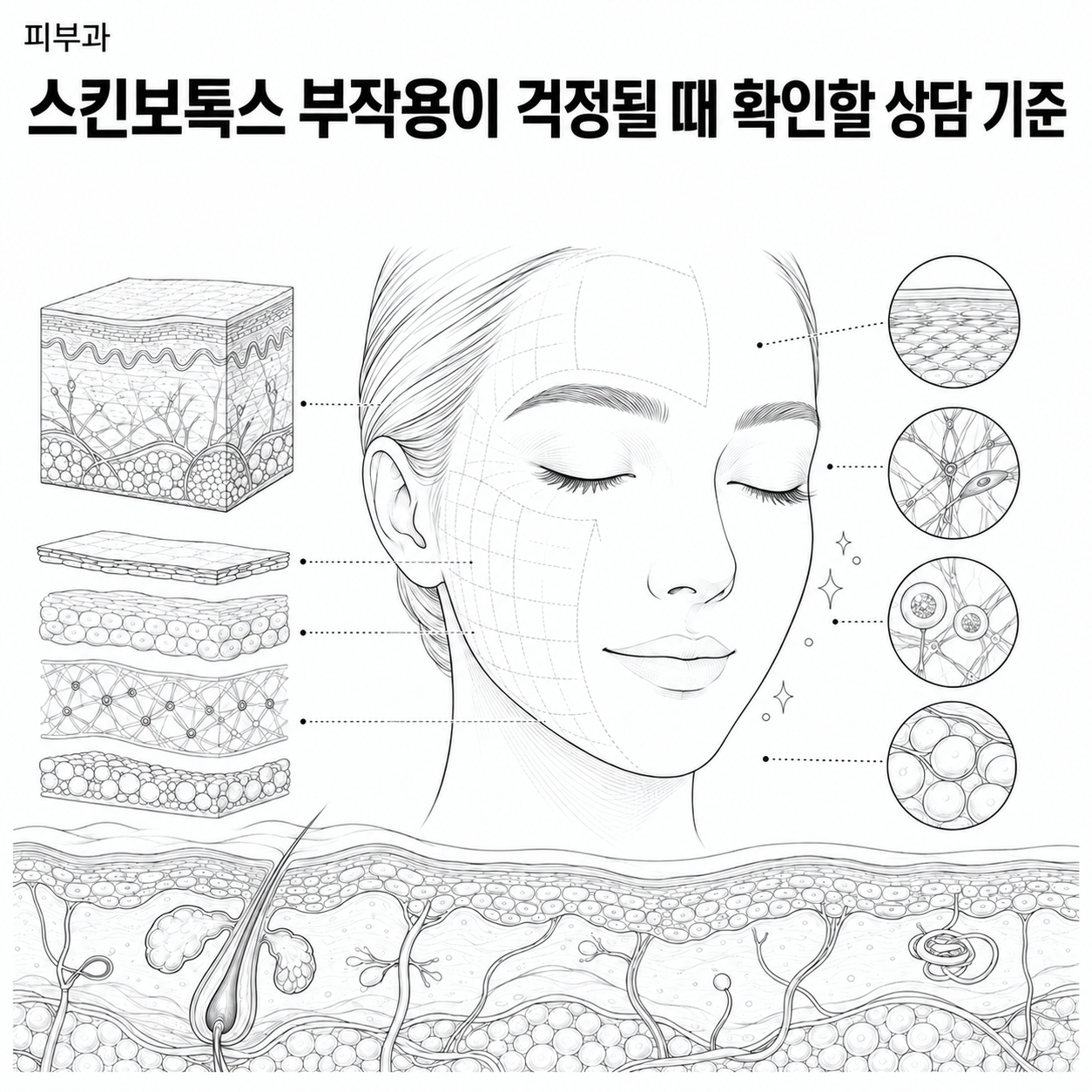 경기도 피부과 스킨보톡스 부작용이 걱정될 때 확인할 상담 기준 핵심 정보 이미지