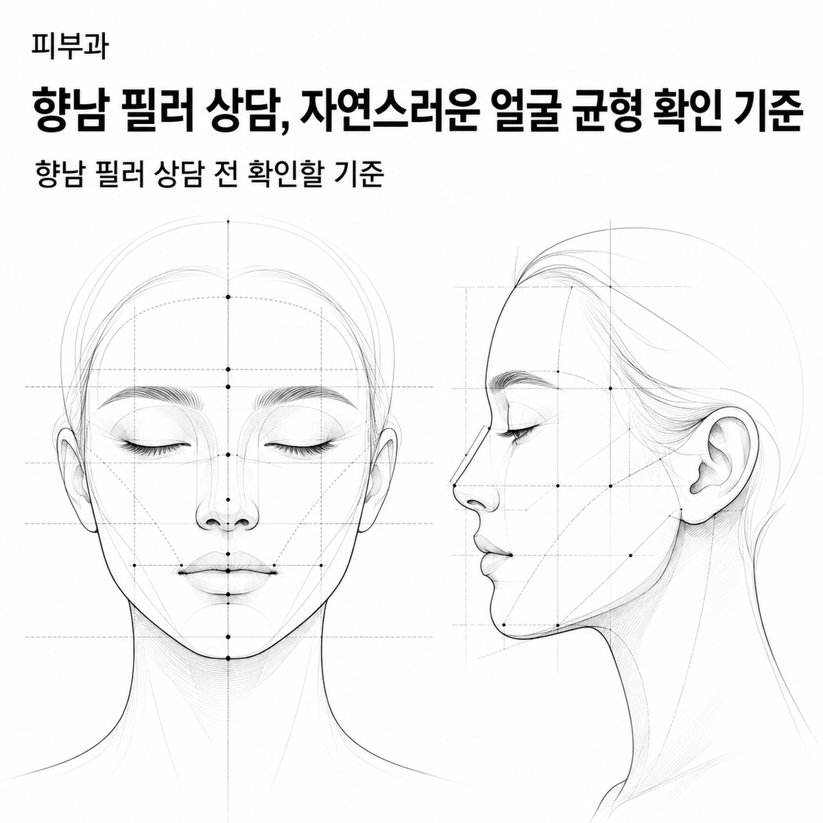 경기도 피부과 향남 필러 상담, 자연스러운 얼굴 균형 확인 기준 핵심 정보 이미지